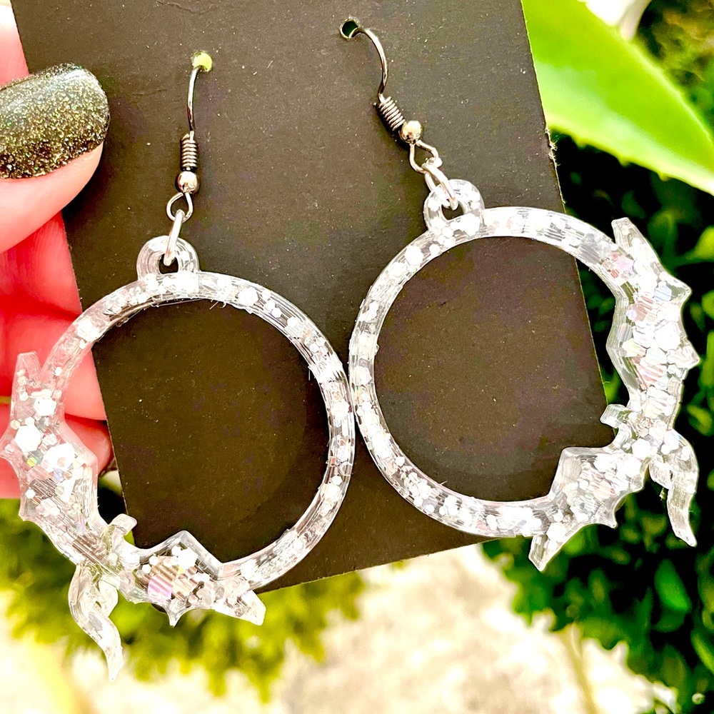 Acrylic Dragon Earrings